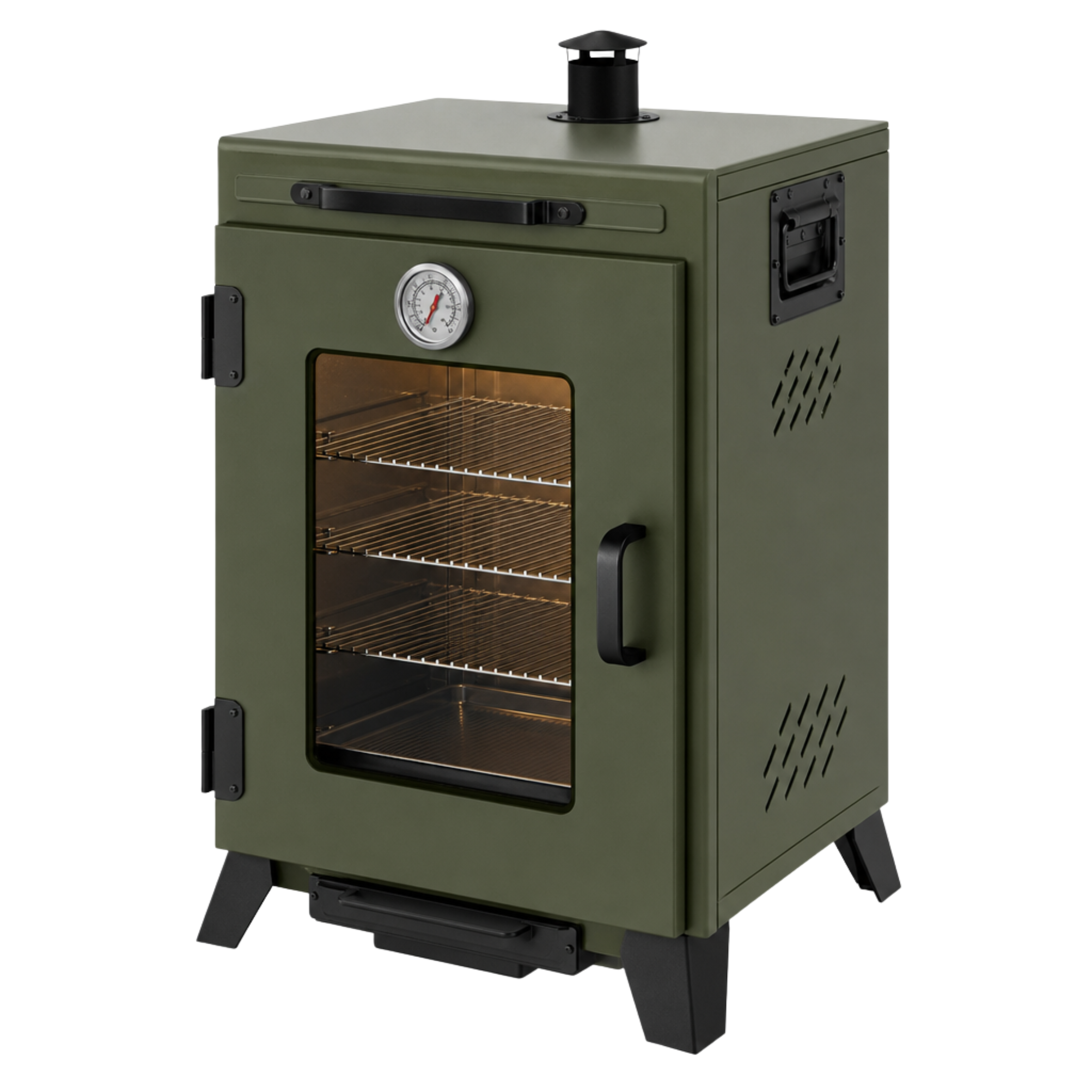 14 inches Camping Oven 3 Tier Stainless Steel Wood Propane Stove