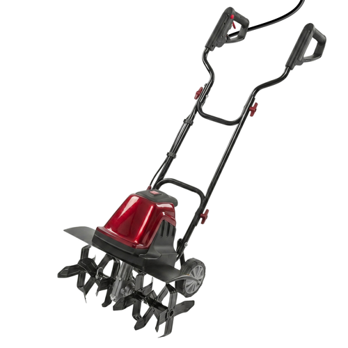 18 Inches Electric Garden Cultivator with 6 Steel Tines AC Powered