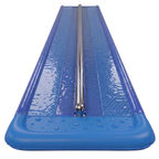 18 ft Double Lane Water Slide Play with Water Sprinkler Channel