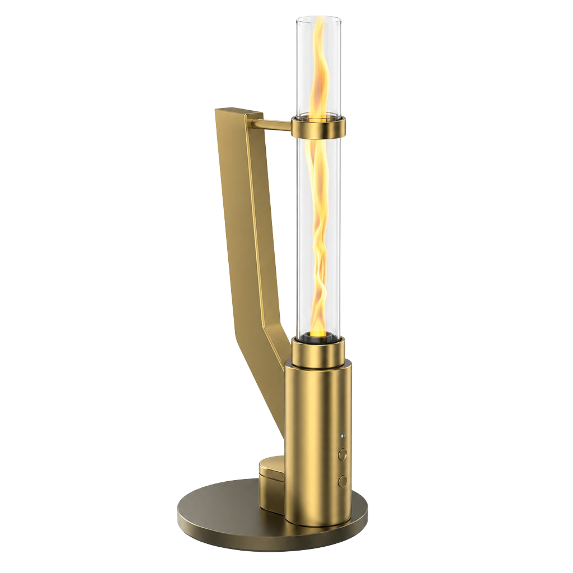 20 Inches Wood Pellet Patio Heater with Spiral Flame Glass Tube