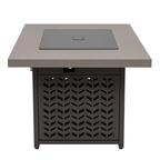 28 Inches Propane Fire Pit Table 50000 BTU Steel Gas Fire Pit