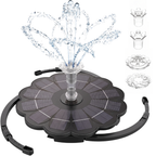 3.5W Solar Powered Fountain Pump with Interchangeable Nozzles