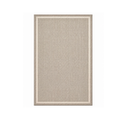 Rectangular Flat Woven Area Rug Floor Coverage with TPE Backing