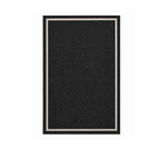 Rectangular Flat Woven Area Rug Floor Coverage with TPE Backing