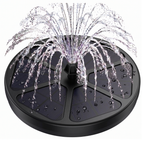 Floating Solar Bird Bath Fountain Pump with 8 Spray Patterns