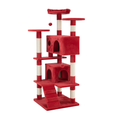 54 Inch Cat Tree with Condo, Perches, Scratching Posts and Ladder