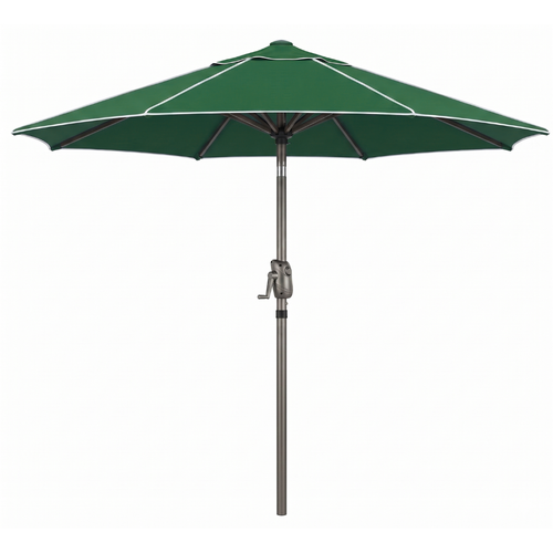 7.5 ft Patio Market Umbrella with Tilt Crank and 8-Rib Frame