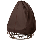 75 x 45 Inches Outdoor Egg Chair Cover with PVC Coated Fabric