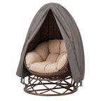 75 x 45 Inches Outdoor Egg Chair Cover with PVC Coated Fabric