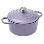Enameled Cast Iron Dutch Oven 7-Quart Round Cooking Pot with Lid