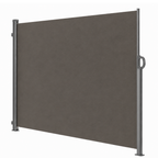 88x138 Inches Retractable Side Awning Privacy Screen Aluminum