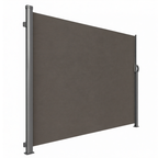 88x138 Inches Retractable Side Awning Privacy Screen Aluminum