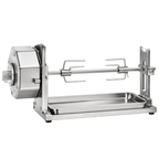Cordless Wind-Up Rotisserie Kit for Grills Smokers and Ovens