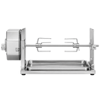 Cordless Wind-Up Rotisserie Kit for Grills Smokers and Ovens