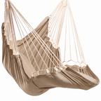 Hammock Swing Chair with Extended Leg Section, 440 lb Load Capacity