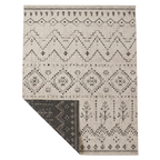 Moroccan Area Rug 8x10 ft Natural Polypropylene Textured Weave