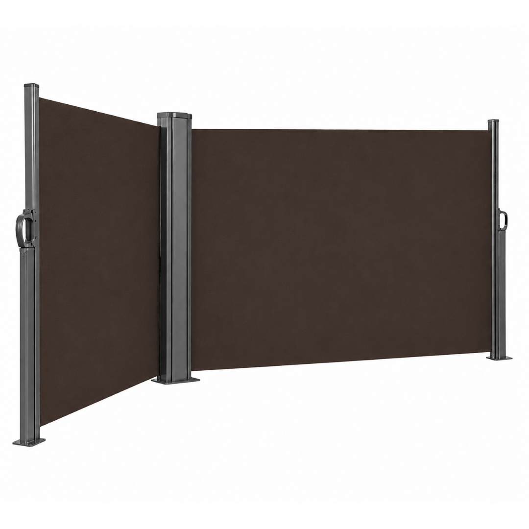 Retractable Patio Side Awning Privacy Screen 237 x 63 Inches