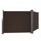 Retractable Patio Side Awning Privacy Screen 237 x 63 Inches