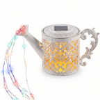 Solar Watering Can Hanging Garden Light with 8 Lighting Modes
