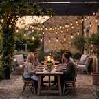Solar String Lights with Remote USB Charging for Patio Garden