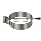 Stainless Steel Rotisserie Ring Kit for 22.5-Inch Kettle Grills