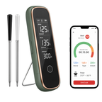 Wireless Bluetooth Meat Thermometer with Dual Probes and App Control