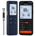 Wireless Bluetooth Meat Thermometer with WiFi Display Base Unit