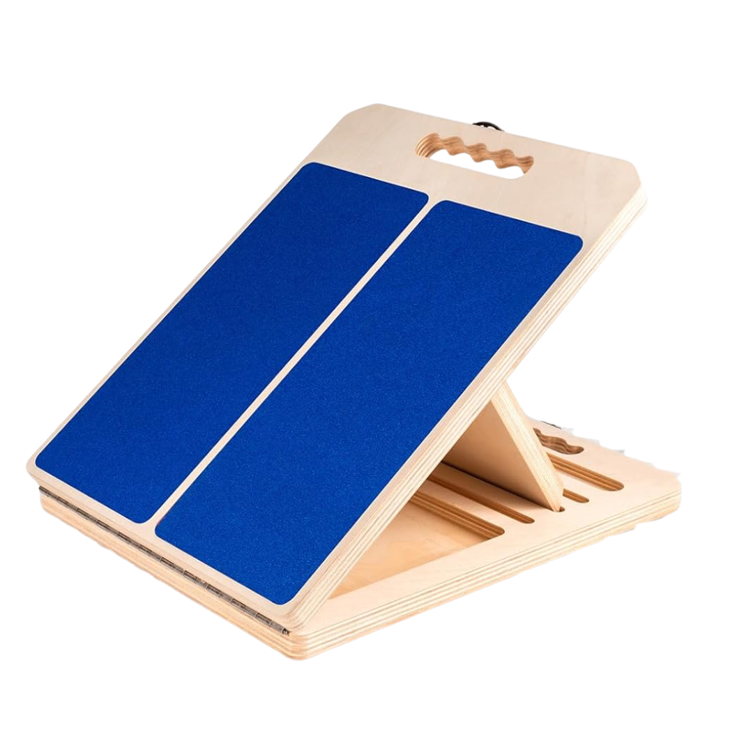 Adjustable Wooden Slant Board with Five Incline Levels