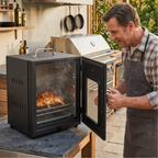 Camping Oven for Stove Top Baking with Glass Window and Gauge