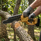 Cordless Battery Mini Chainsaw Chain Speed 32 ft/s Cutting System