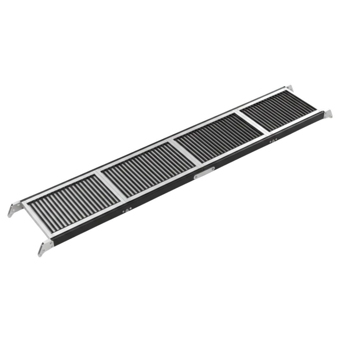 Folding Dog Car Ramp with Anti-Slip Rug Surface for SUVs and Trucks