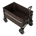 Folding Wagon Cart 260 lb Capacity with Wheels for Cargo Transport