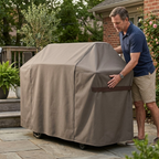 Grill Cover for Gas Grills with Vinyl Lining, 58, 64, or 72 In
