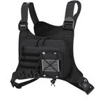 Outdoor Chest Bag with Adjustable Straps and Zippered Storage