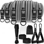 Resistance Band Set with Door Anchor Handles and Ankle Straps